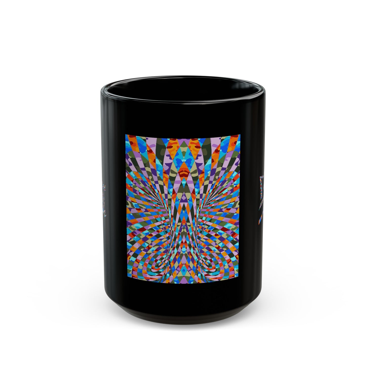 UNO ABSTRACT Black Mug (11oz, 15oz)