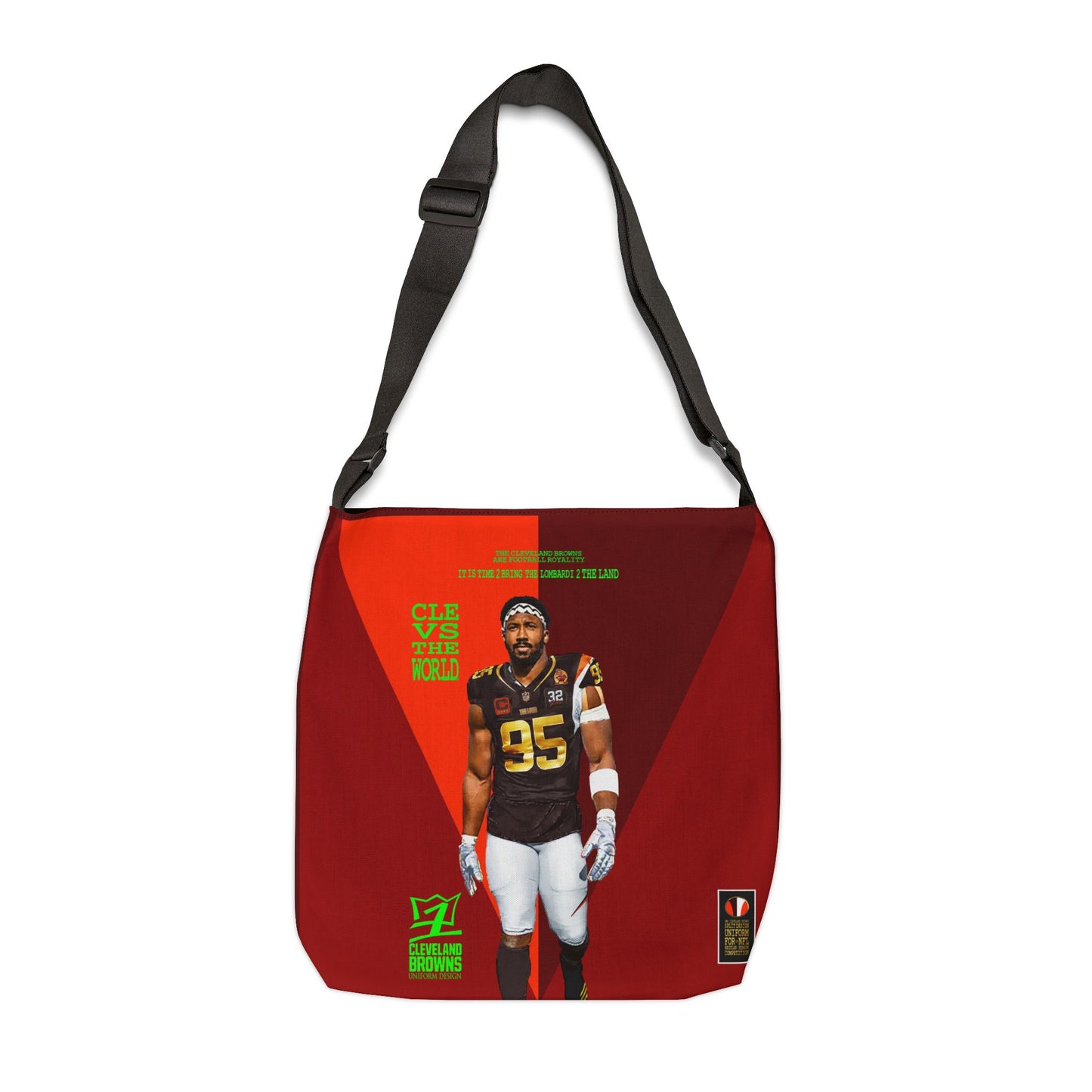 UNO LOVETHELAND LOVEDABROWNS Adjustable Tote Bag (AOP)