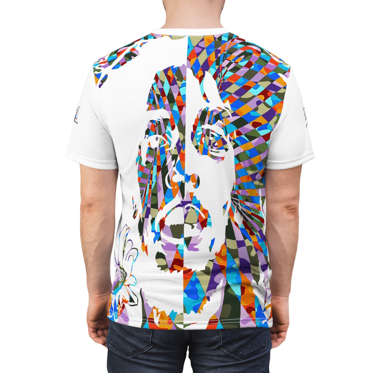 UNO ABSTRACTS Unisex Cut & Sew Tee (AOP)