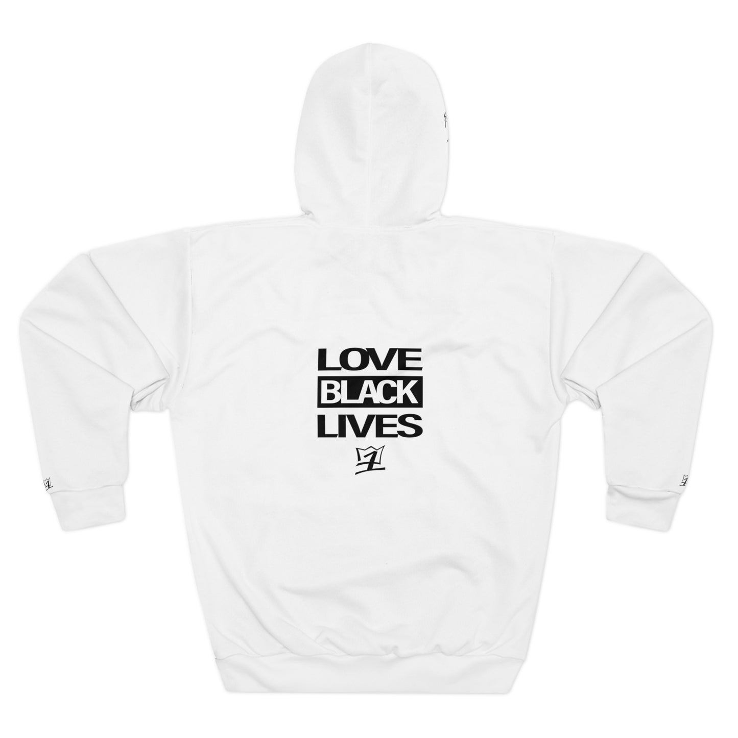 UNO LOVEBLACKLIVES BIGBABYJESUS Unisex Pullover Hoodie (AOP)