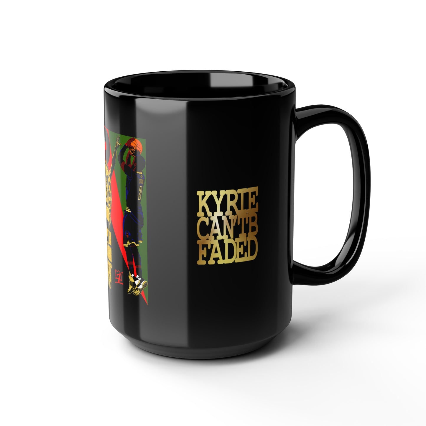 UNO SOULART KYRIECAN'TBFADED GM7 GameWinna Black Mug, 15oz