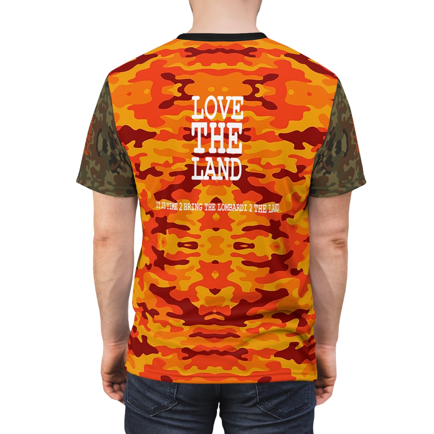 UNO LOVETHELAND Unisex Cut & Sew Tee (AOP) Camo Collection