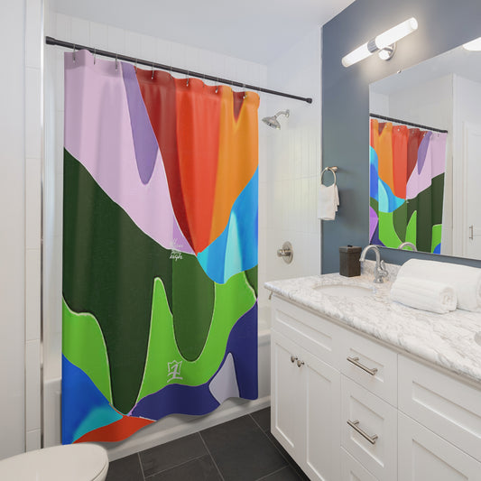 UNO ABSTRACTS Shower Curtains