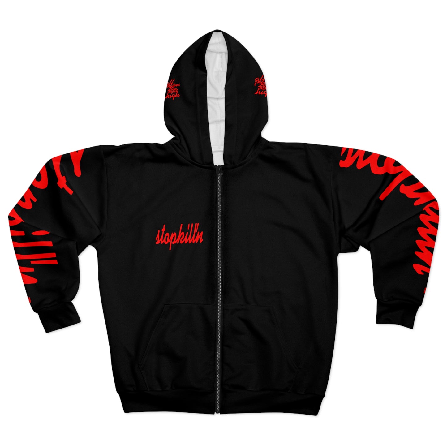 UNO STOPIKLL'N MAMABABYMAMA AOP Unisex Zip Hoodie