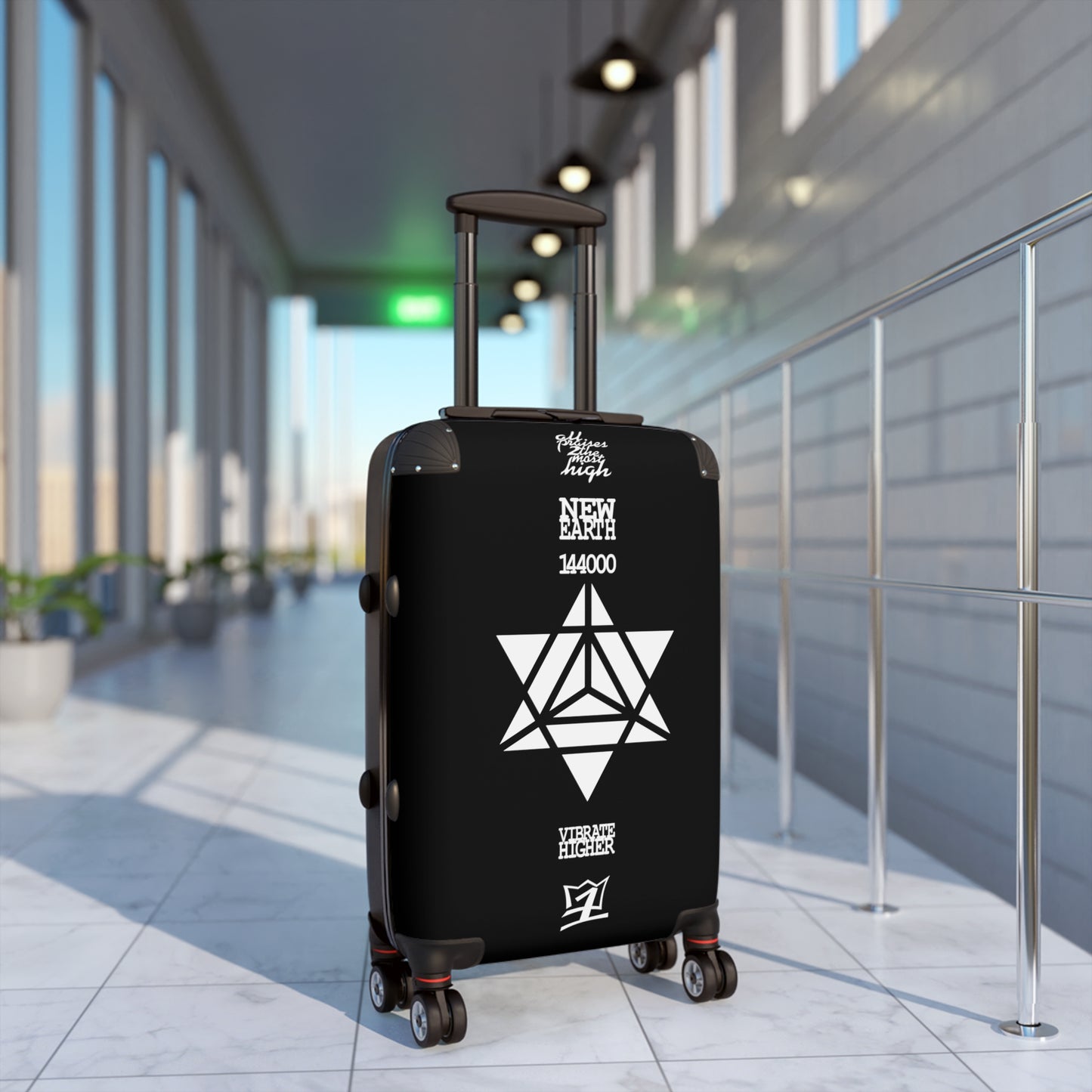 UNO ABSTRACTS NEW EARTH MERKABA Suitcase