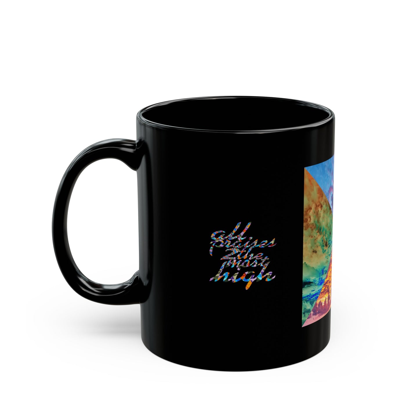 UNO ABSTRACT Black Mug (11oz, 15oz)