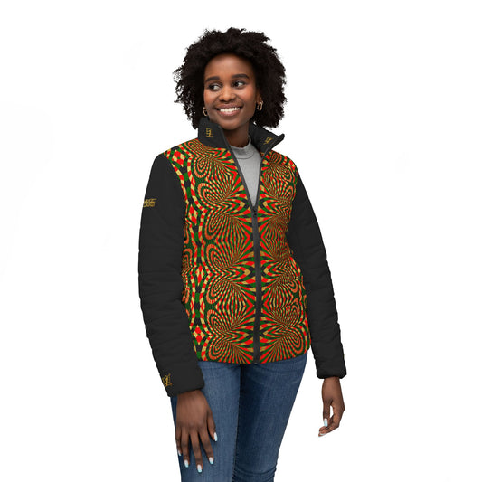 UNO ORGANIC Women’s Puffer Jacket (AOP)