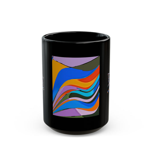 UNO ABSTRACT Black Mug (11oz, 15oz)