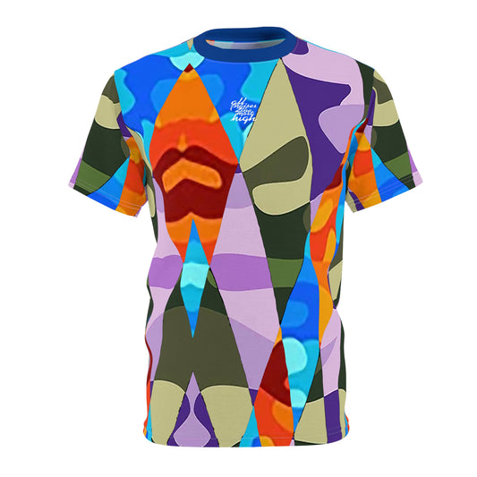 UNO ABSTRACTS Unisex Cut & Sew Tee (AOP)