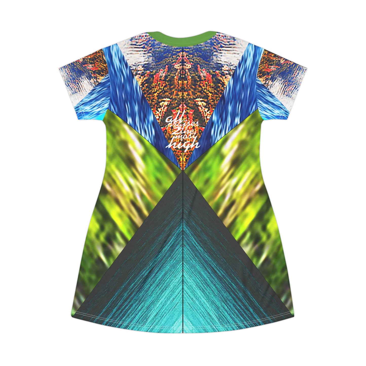 UNO ALLPRAISES V Variation 2 All Over Print T-Shirt Dress