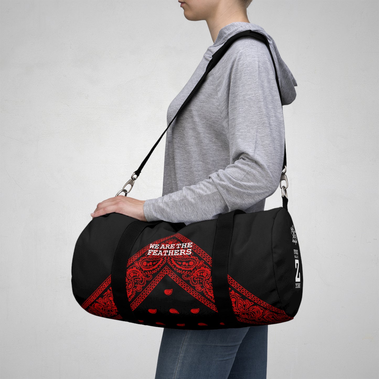 UNO ORGANIC WE ARE THE FEATHERS FREE DR. MALACHI Z. YORK Duffel Bag