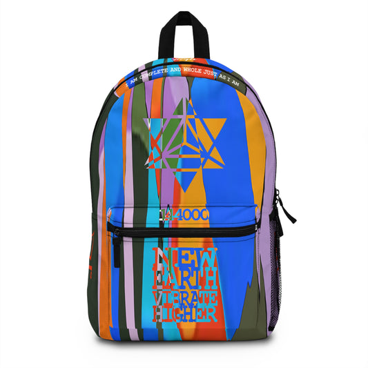 UNO ABSTRACT I AM THAT I AM MERKABA Backpack