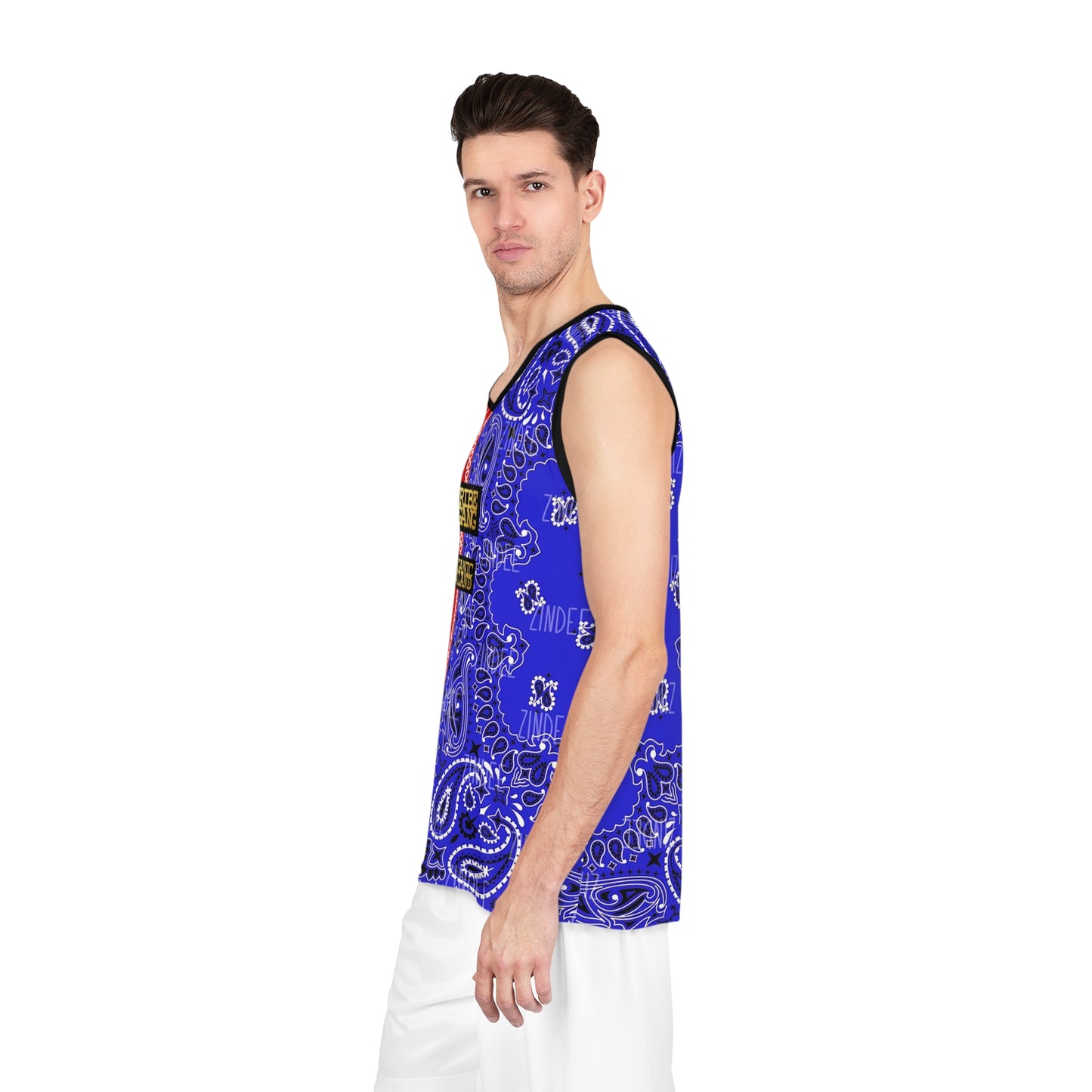 UNO ORGANIC TRIBE=GANG FREE LARRY HOOVER Basketball Jersey (AOP)