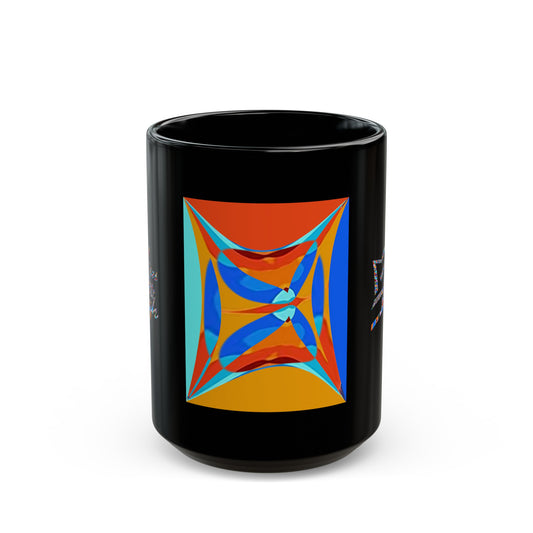 UNO ABSTRACT Black Mug (11oz, 15oz)