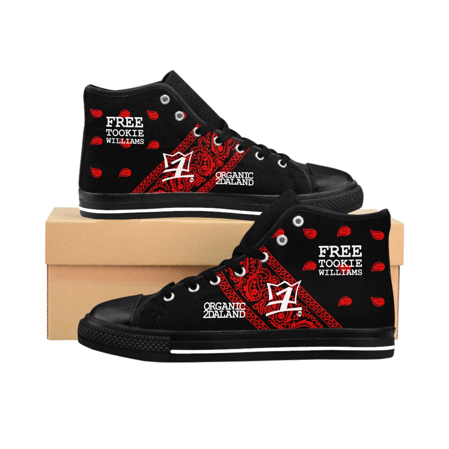 UNO ORGANIC TRIBE=GANG FREE TOOKIE WILLIAMS Men's Classic Sneakers