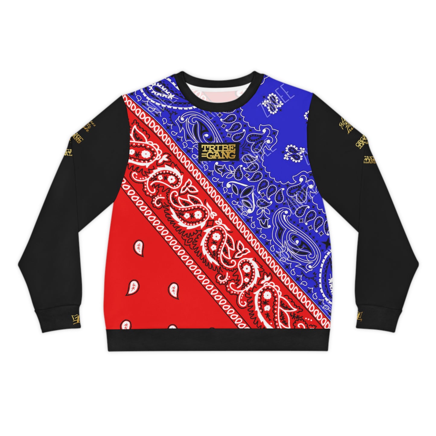 UNO ORGANIC TRIBE=GANG FREE LARRY HOOVER Lightweight Sweatshirt (AOP)