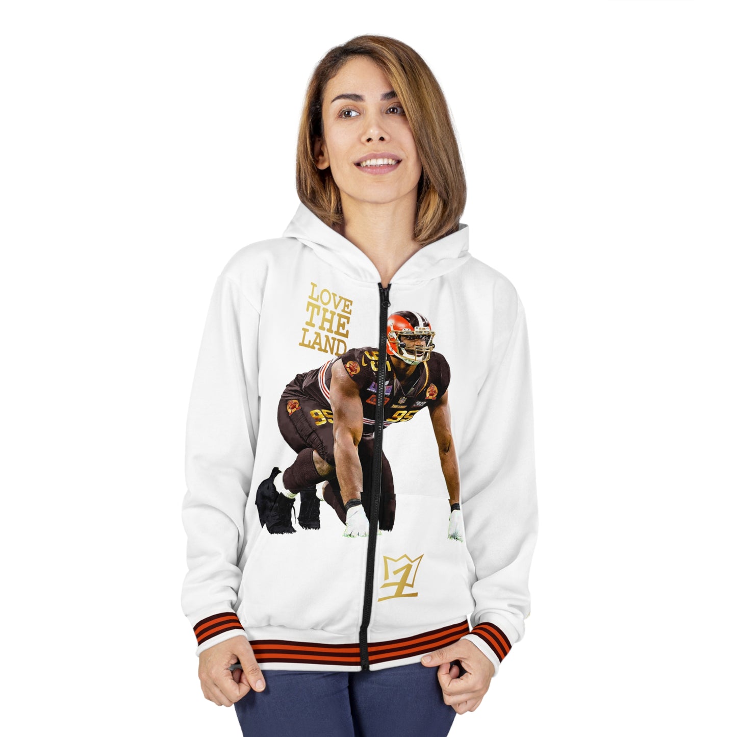 UNO LOVETHELAND Unisex Zip Hoodie (AOP)