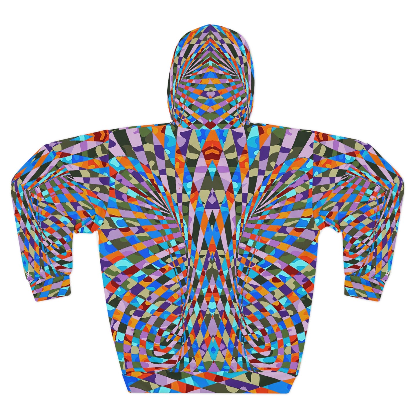 UNO ABSTRACTS Unisex Pullover Hoodie (AOP)