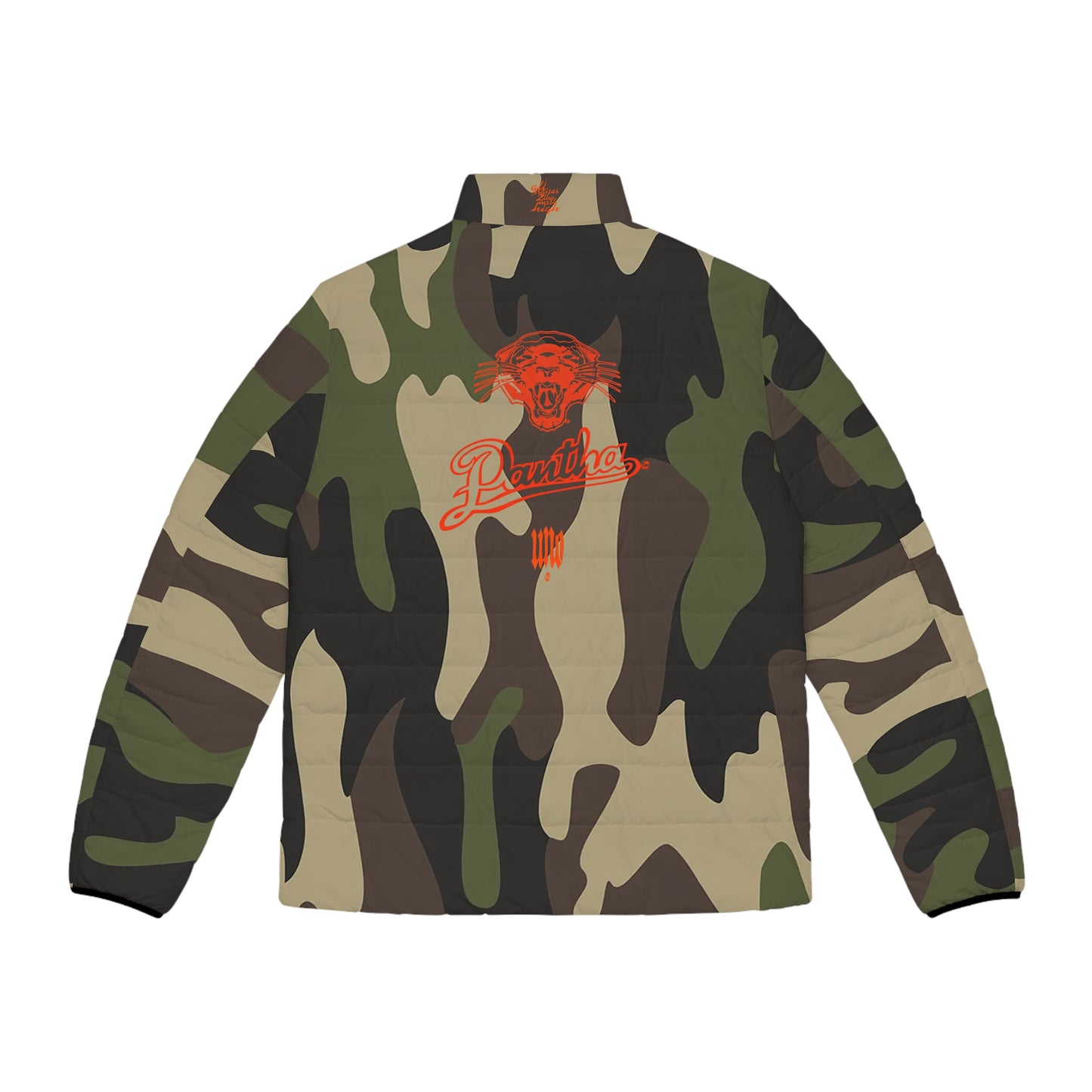 UNO PANTHA Men's Puffer Jacket (AOP) Camo Collection