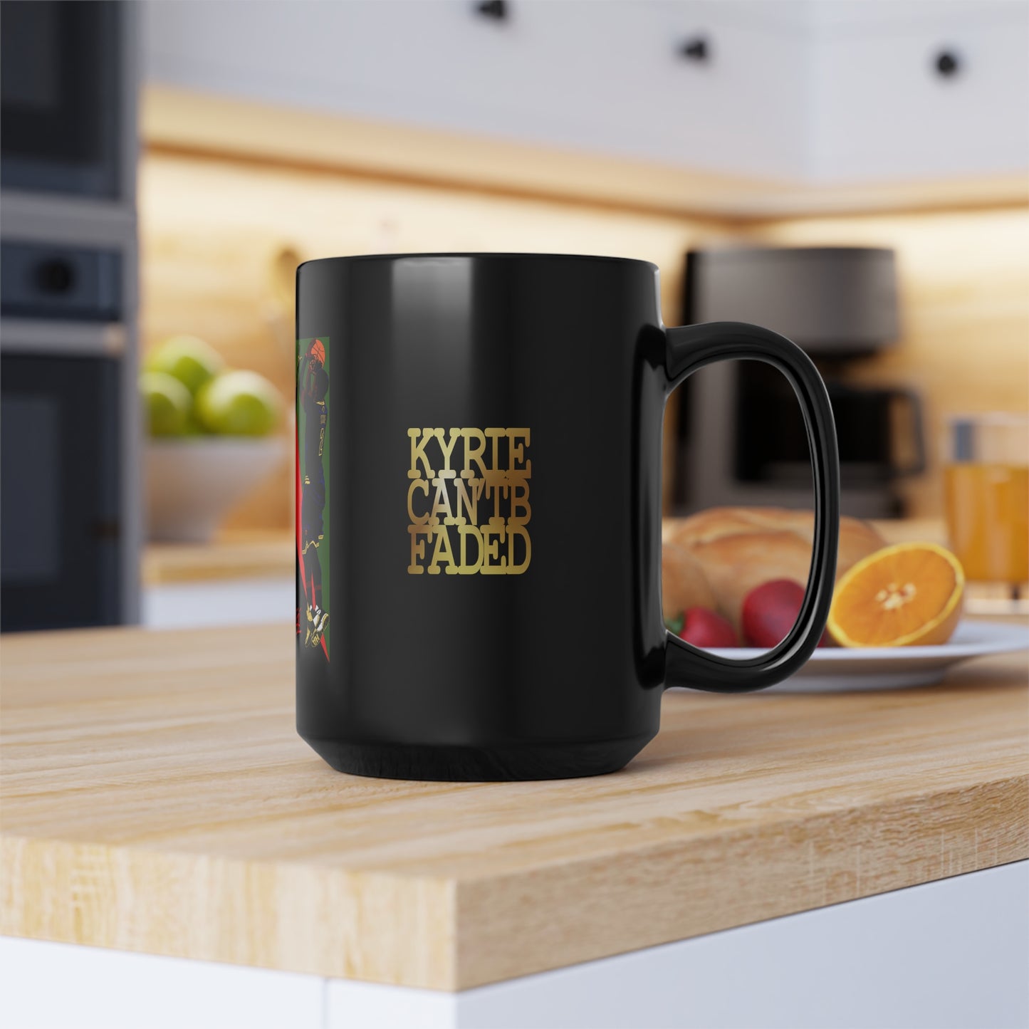 UNO SOULART KYRIECAN'TBFADED GM7 GameWinna Black Mug, 15oz