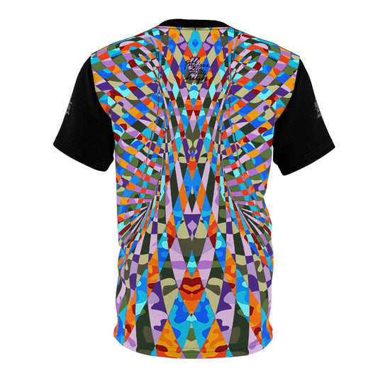 UNO ABSTRACTS Unisex Cut & Sew Tee (AOP)