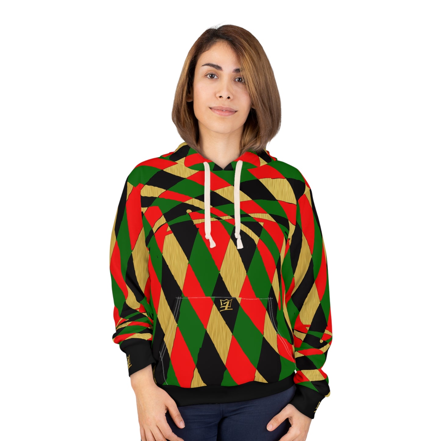 UNO ABSTRACTS Unisex Pullover Hoodie (AOP)