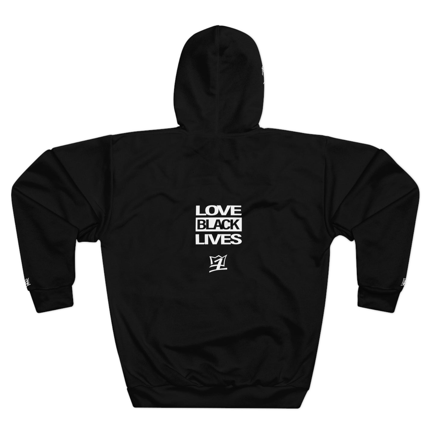 UNO LOVEBLACKLIVES BIGBABYJESSUS Unisex Pullover Hoodie (AOP)