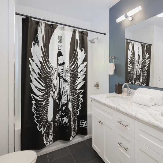 UNO ORGANIC ANGEL MALCOLM Shower Curtains