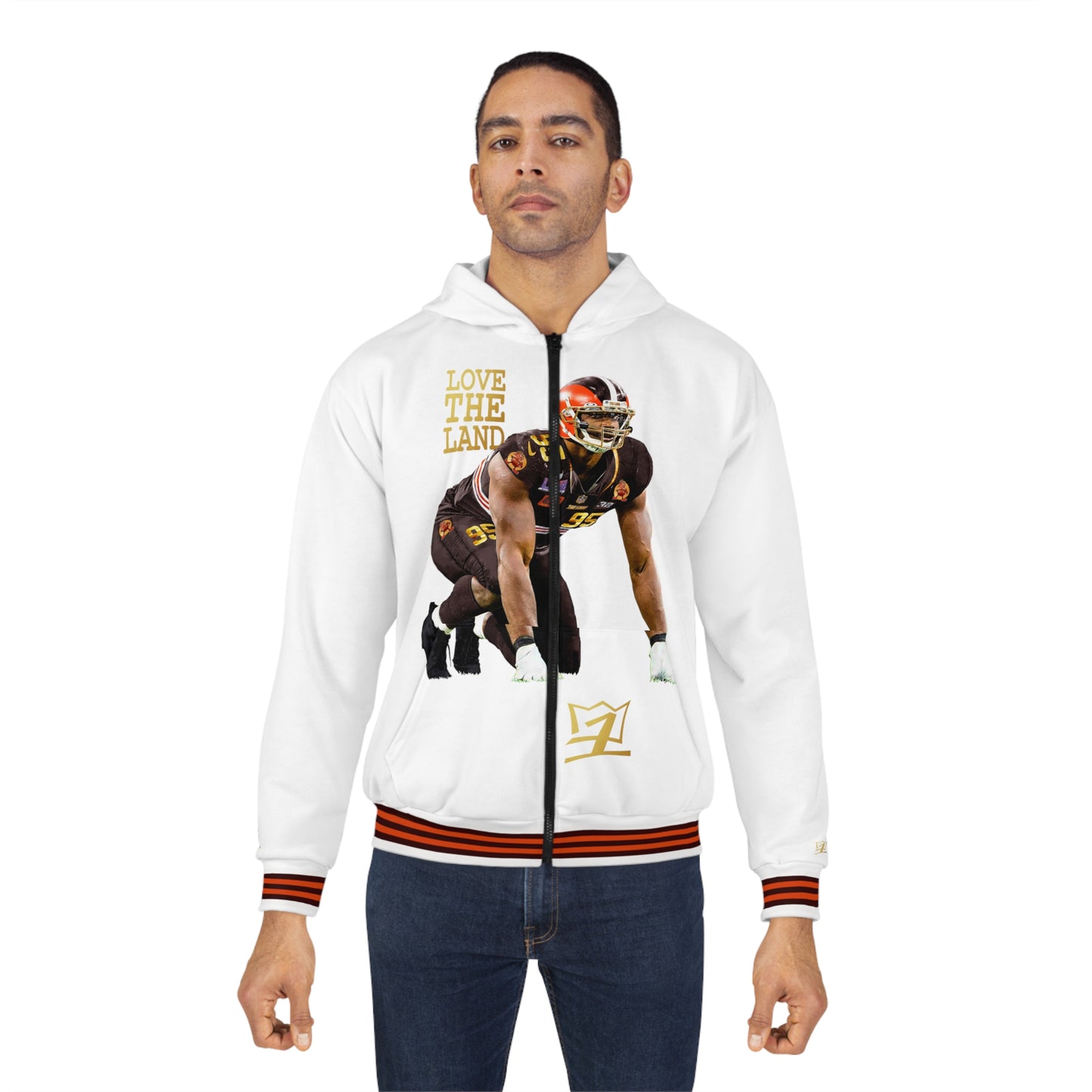 UNO LOVETHELAND Unisex Zip Hoodie (AOP)