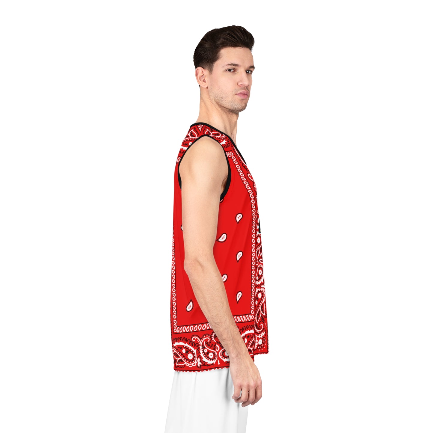 UNO ORGANIC TRIBE=GANG FREE LARRY HOOVER Basketball Jersey (AOP)