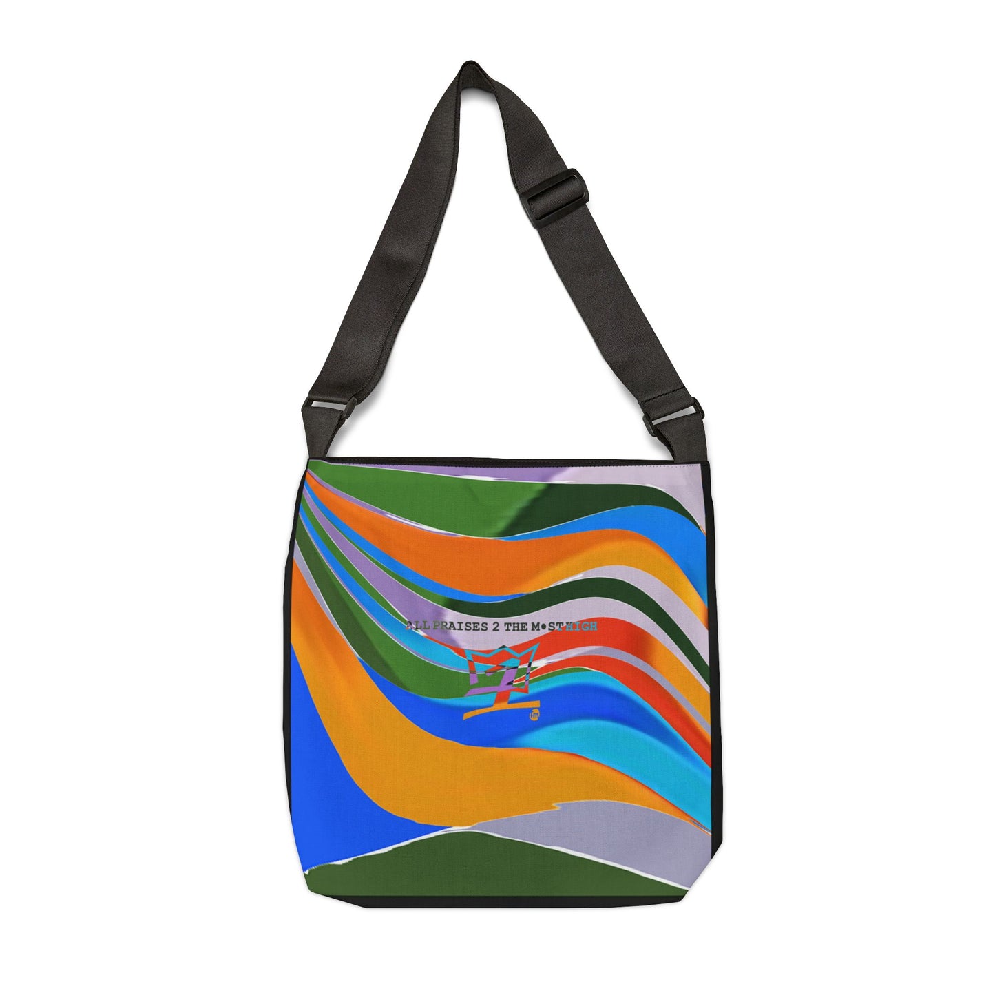 UNO ABSTRACTS NEW EARTH Adjustable Tote Bag (AOP)