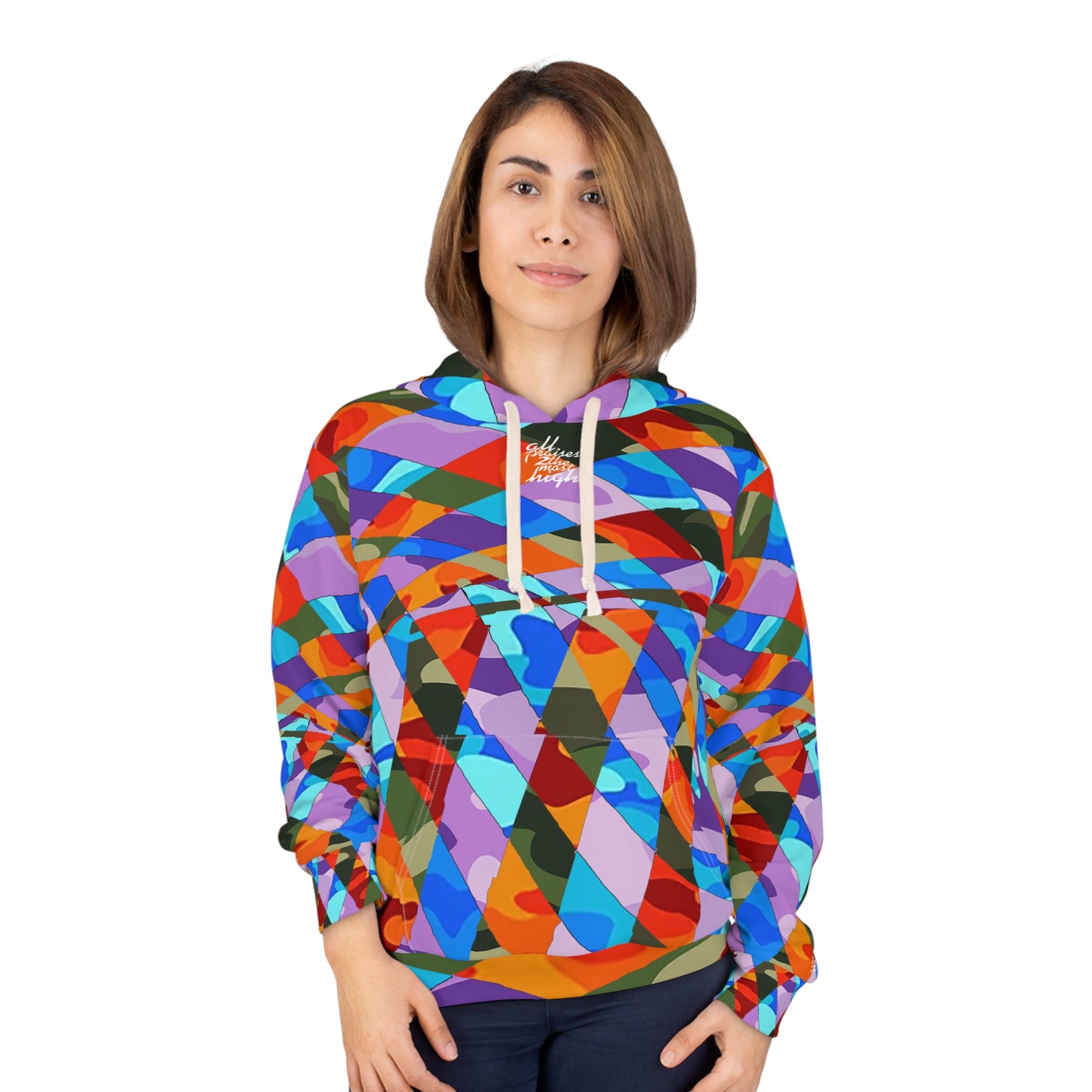 UNO ABSTRACT Unisex Pullover Hoodie (AOP)