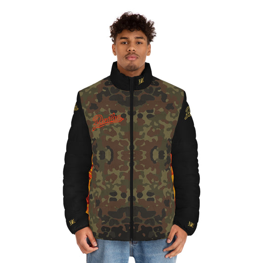 UNO PANTHA Men's Puffer Jacket (AOP) Camo Collection