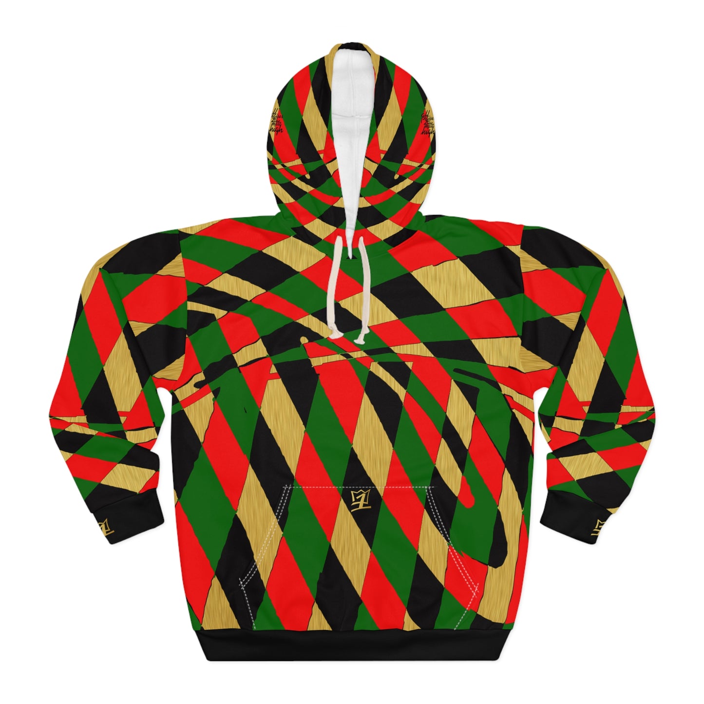 UNO ABSTRACTS Unisex Pullover Hoodie (AOP)
