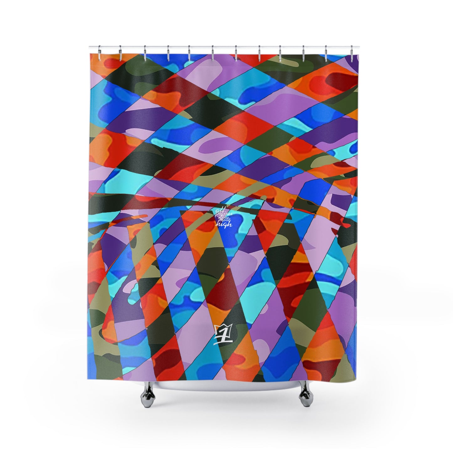 UNO ABSTRACTS Shower Curtains