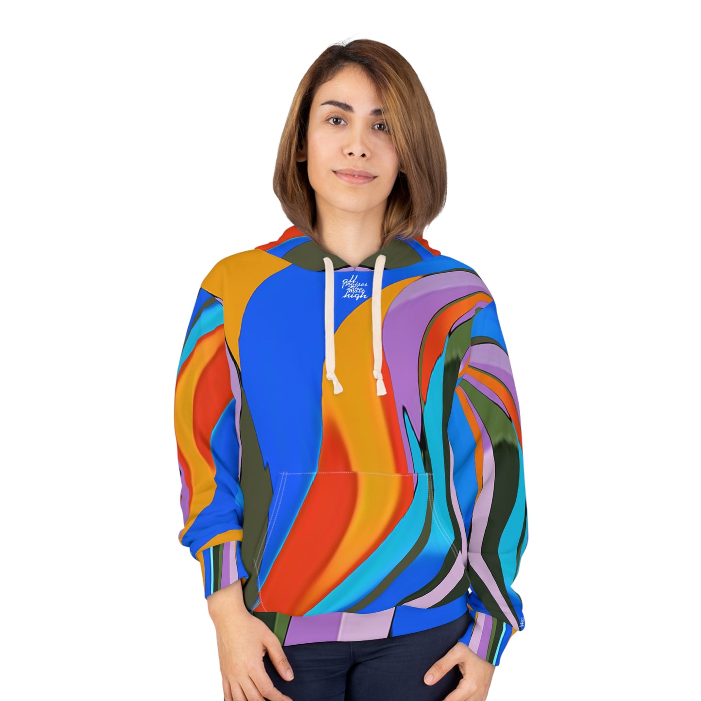 UNO ABSTRACTS Unisex Pullover Hoodie (AOP)