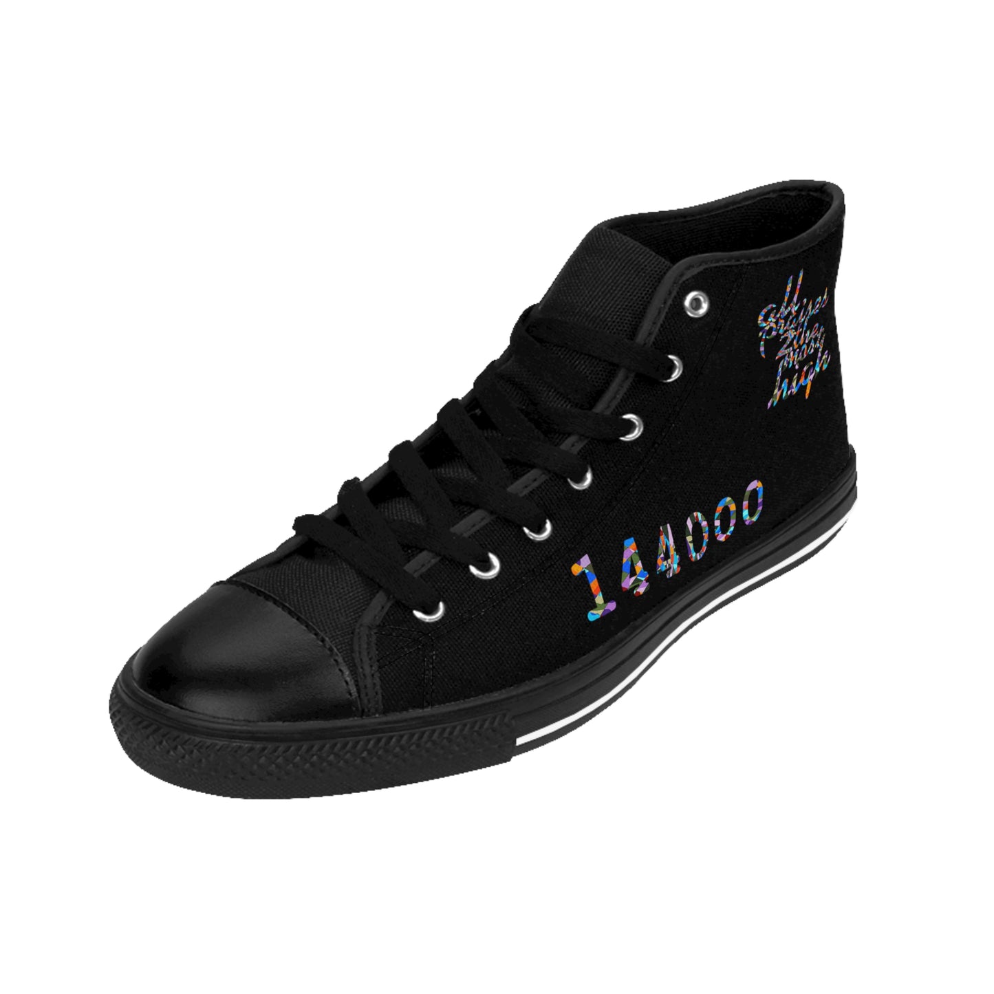 UNO ABSTRACTS 144000 VIBRATE HIGHER Men's Classic Sneakers