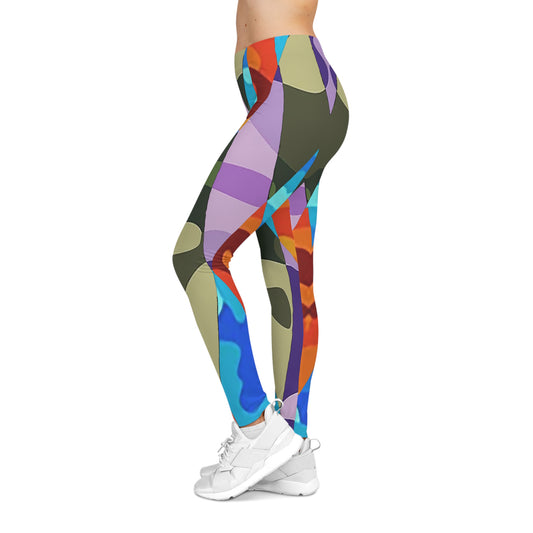 UNO ABSTRACTS Women's Casual Leggings (AOP)