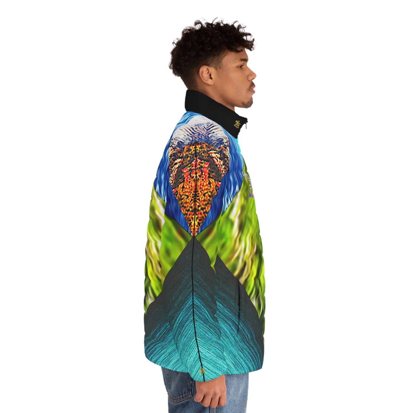 UNO ALLPRAISES V Men's Puffer Jacket (AOP)