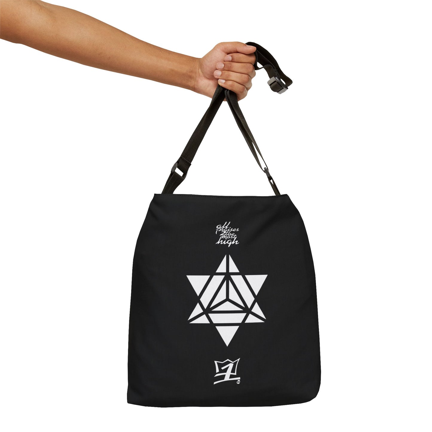 UNO ABSTRACTS NEW EARTH MERKABA Adjustable Tote Bag (AOP)