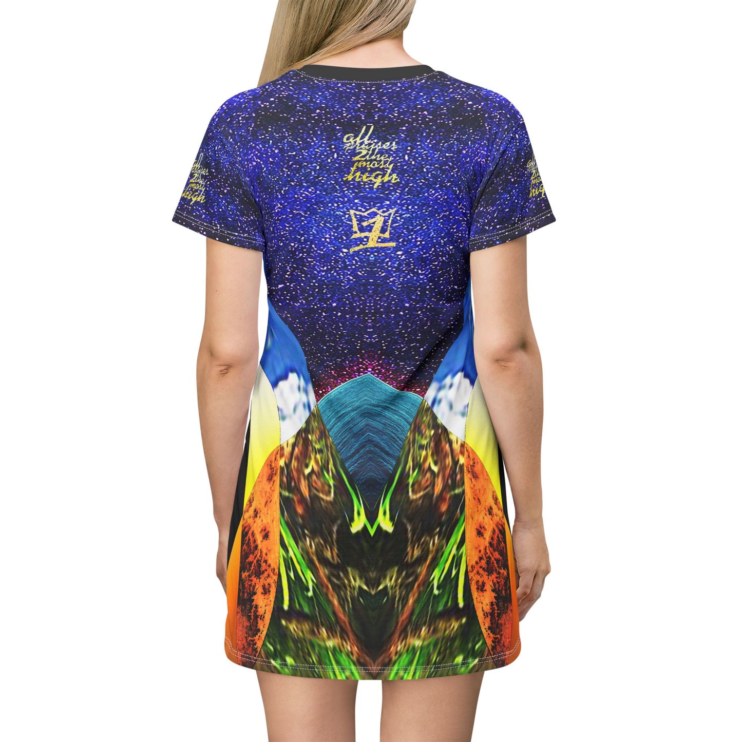 UNO ALLPRAISES II Variation 2 All Over Print T-Shirt Dress