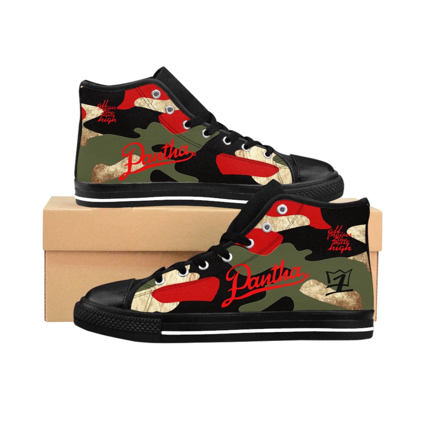 UNO PANTHA Men's Classic Sneakers Camo Collection