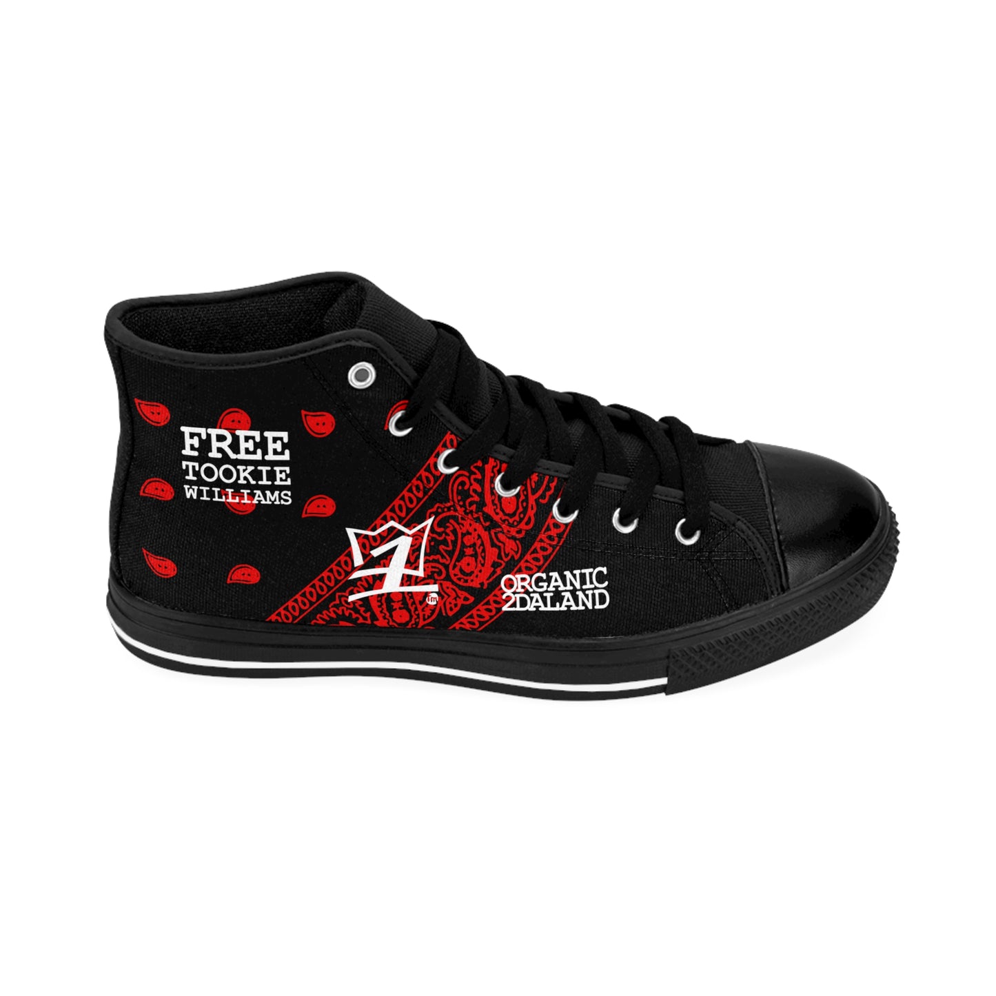 UNO ORGANIC TRIBE=GANG FREE TOOKIE WILLIAMS Men's Classic Sneakers