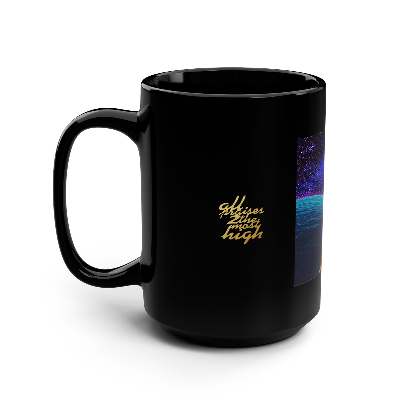 UNO ALLPRAISES II Black Mug, 15oz