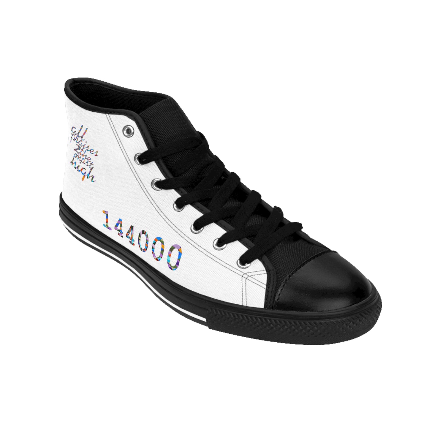 UNO ABSTRACTS 144000 VIBRATE HIGHER Men's Classic Sneakers