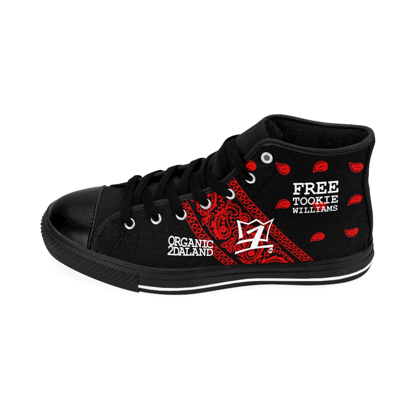 UNO ORGANIC TRIBE=GANG FREE TOOKIE WILLIAMS Men's Classic Sneakers