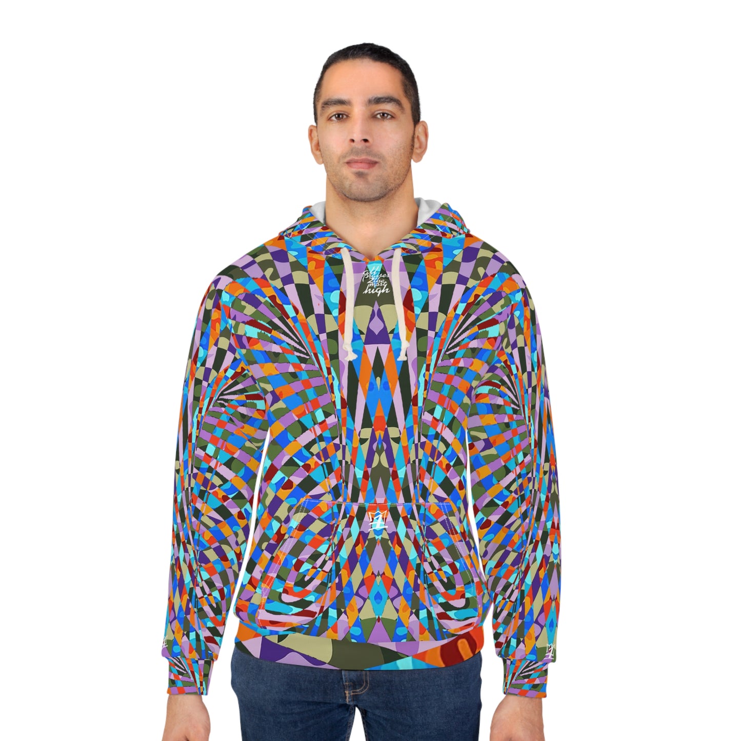 UNO ABSTRACTS Unisex Pullover Hoodie (AOP)