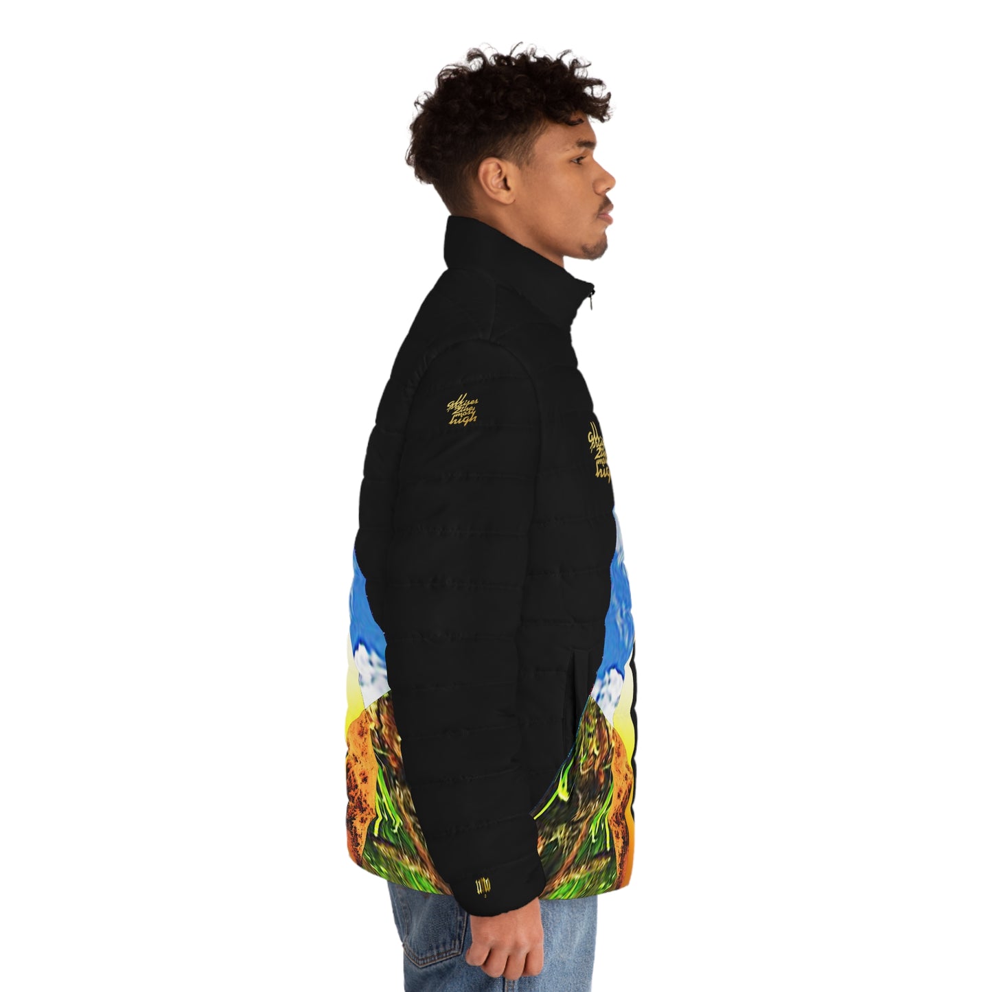 UNO ALLPRAISES II Variation 1 Men's Puffer Jacket (AOP)