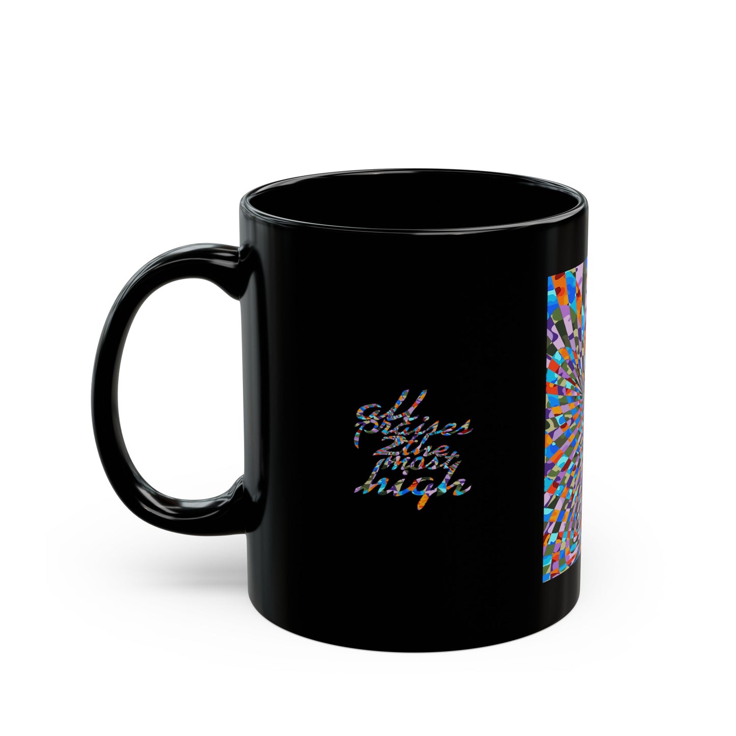 UNO ABSTRACT Black Mug (11oz, 15oz)