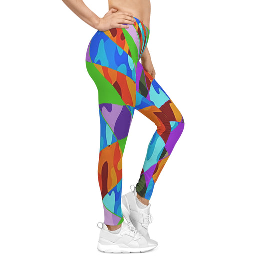 UNO ABSTRACTS Women's Casual Leggings (AOP)